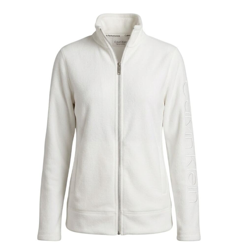 Calvin Klein Fleece Full Zip Logo Sleeve PXL Athleisure